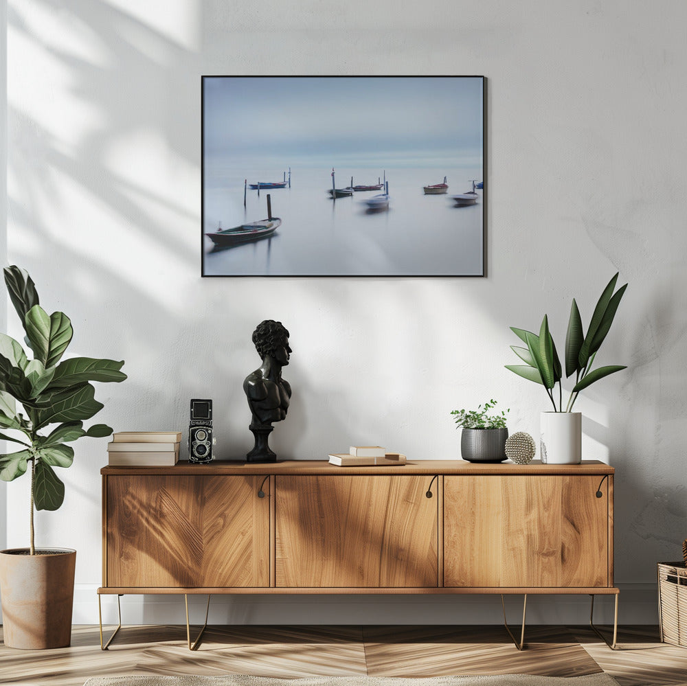 Dancing Boats II col | Poster