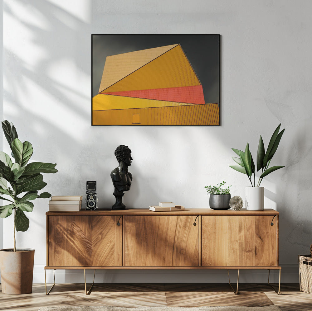 The yellow roof | Poster