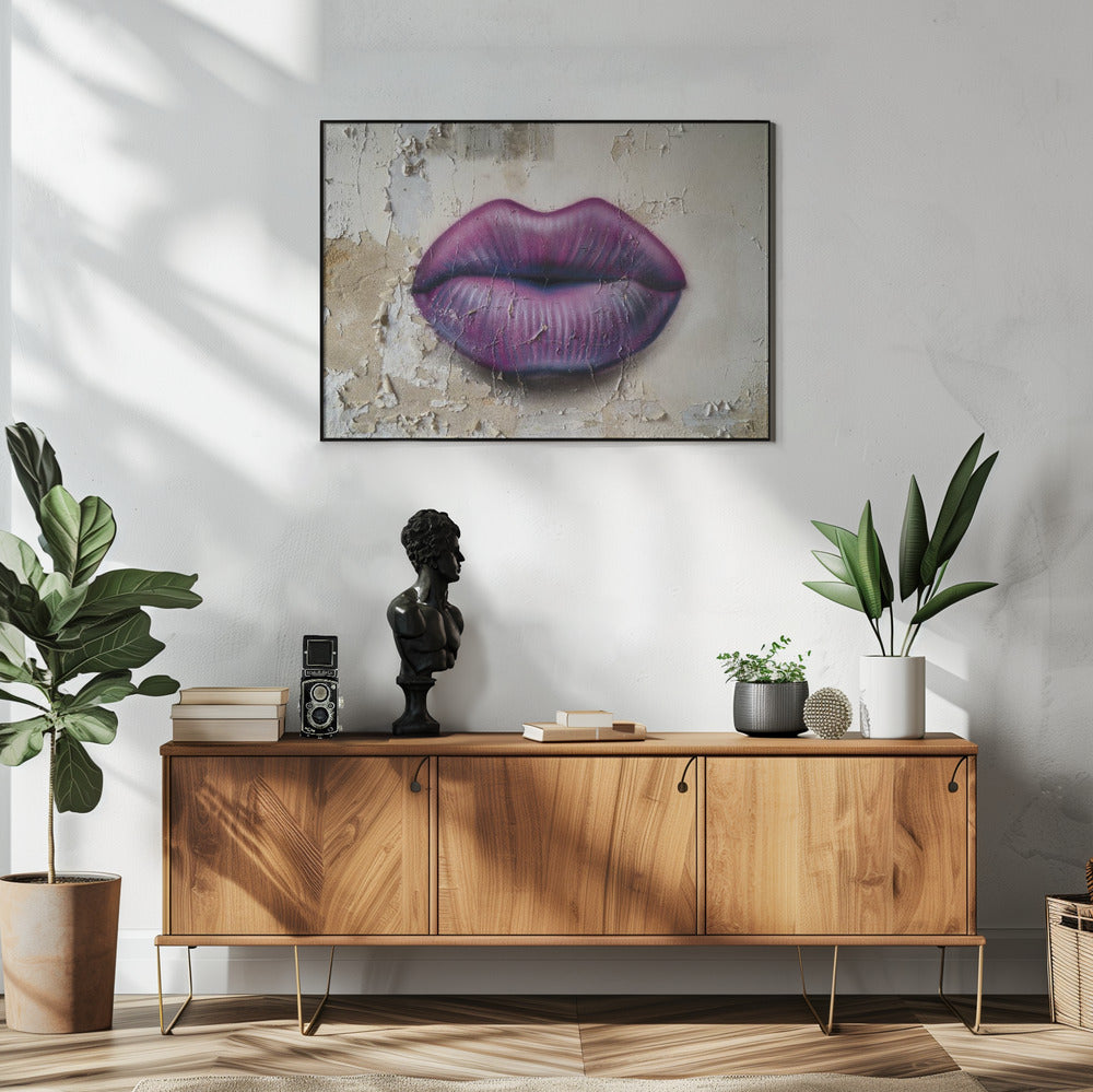Lips on the Wall | Poster