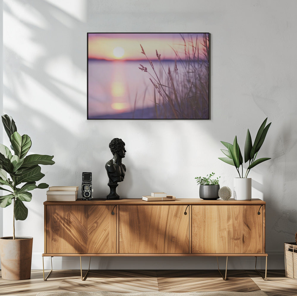 Serene Sunset Glow | Poster