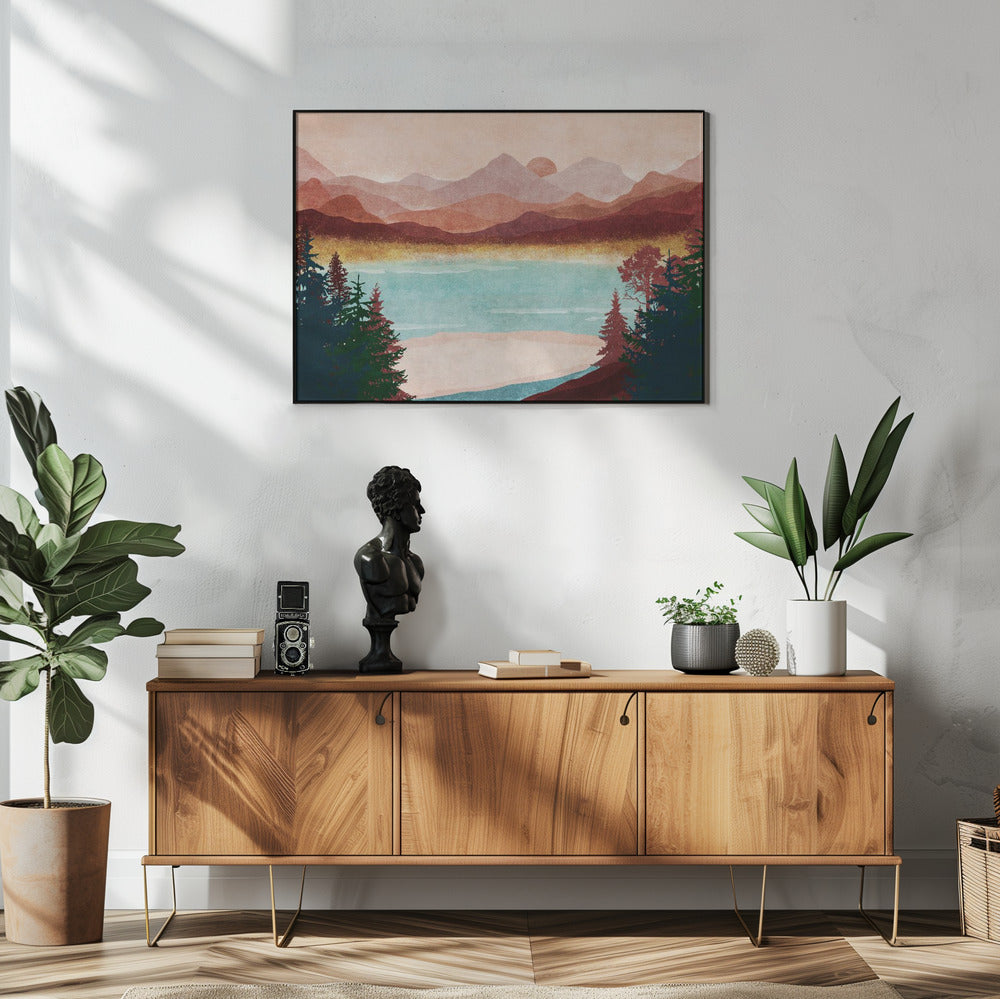 Mountain Dawn Serenity | Poster