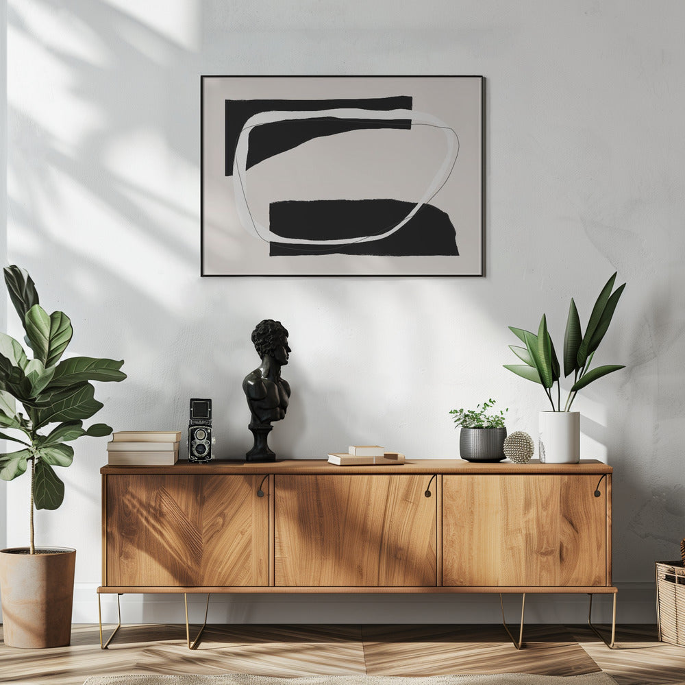 Monochrome Flow | Poster