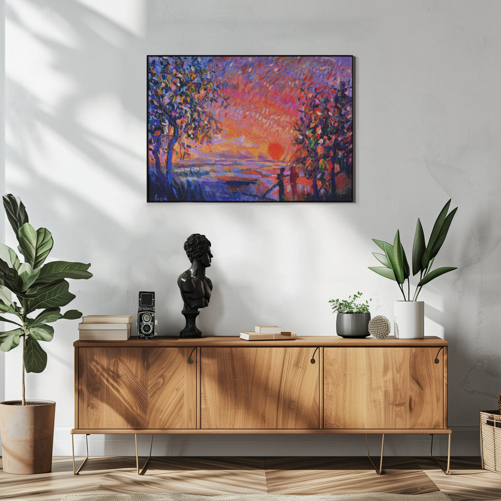 Vibrant Evening Glow | Poster
