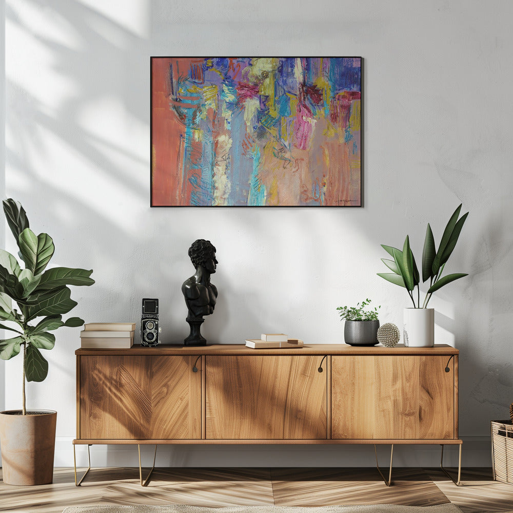 Expressionist Colorful Abstract | Poster
