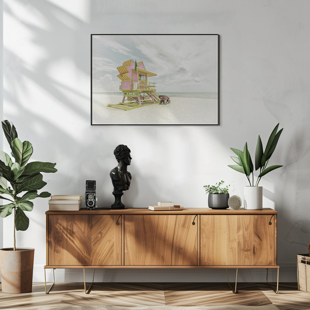 MIAMI BEACH Vintage Florida Flair | Poster