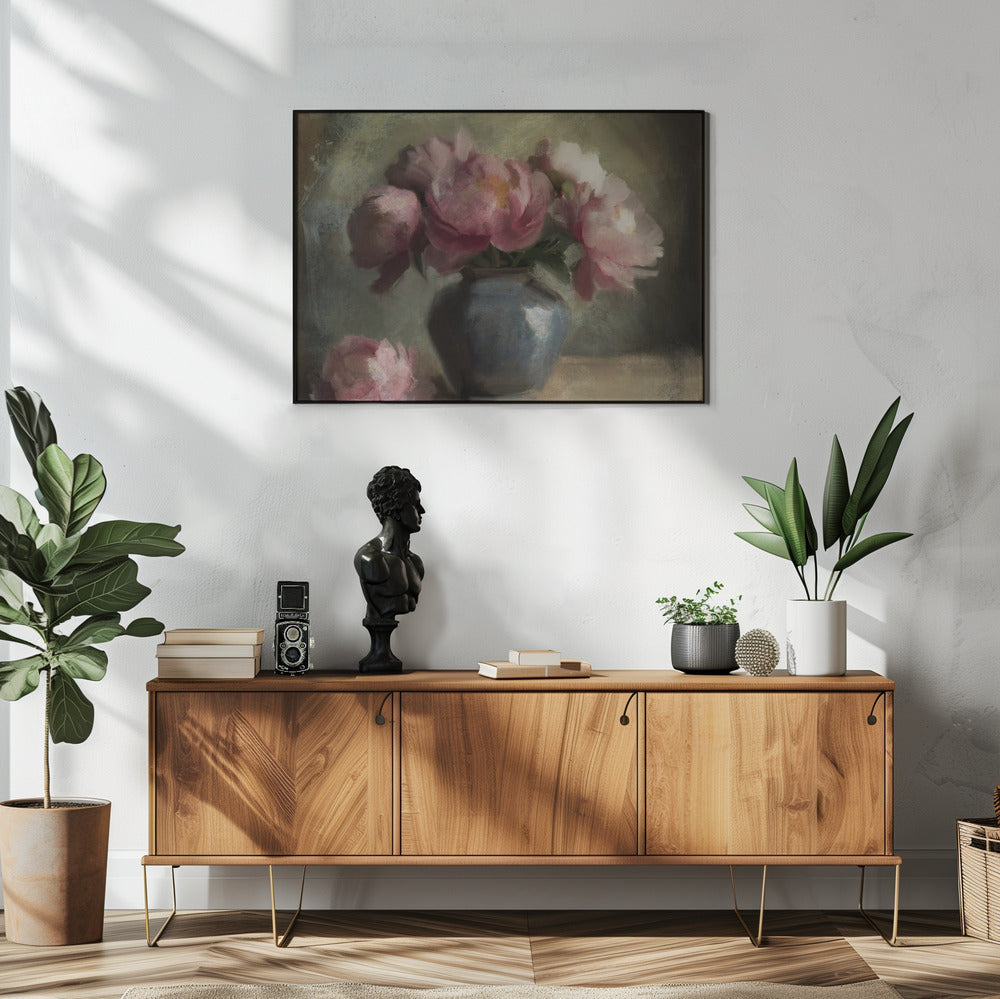 Pivoines En Rose | Poster