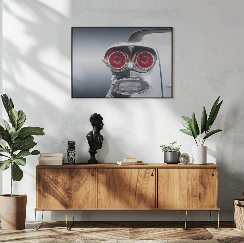 American classic car Bonneville 1958 Convertible | Poster