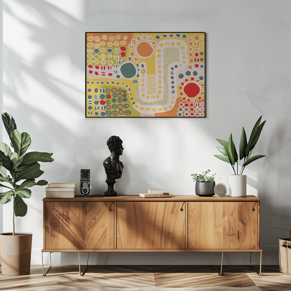 Pebbles Abstract | Poster