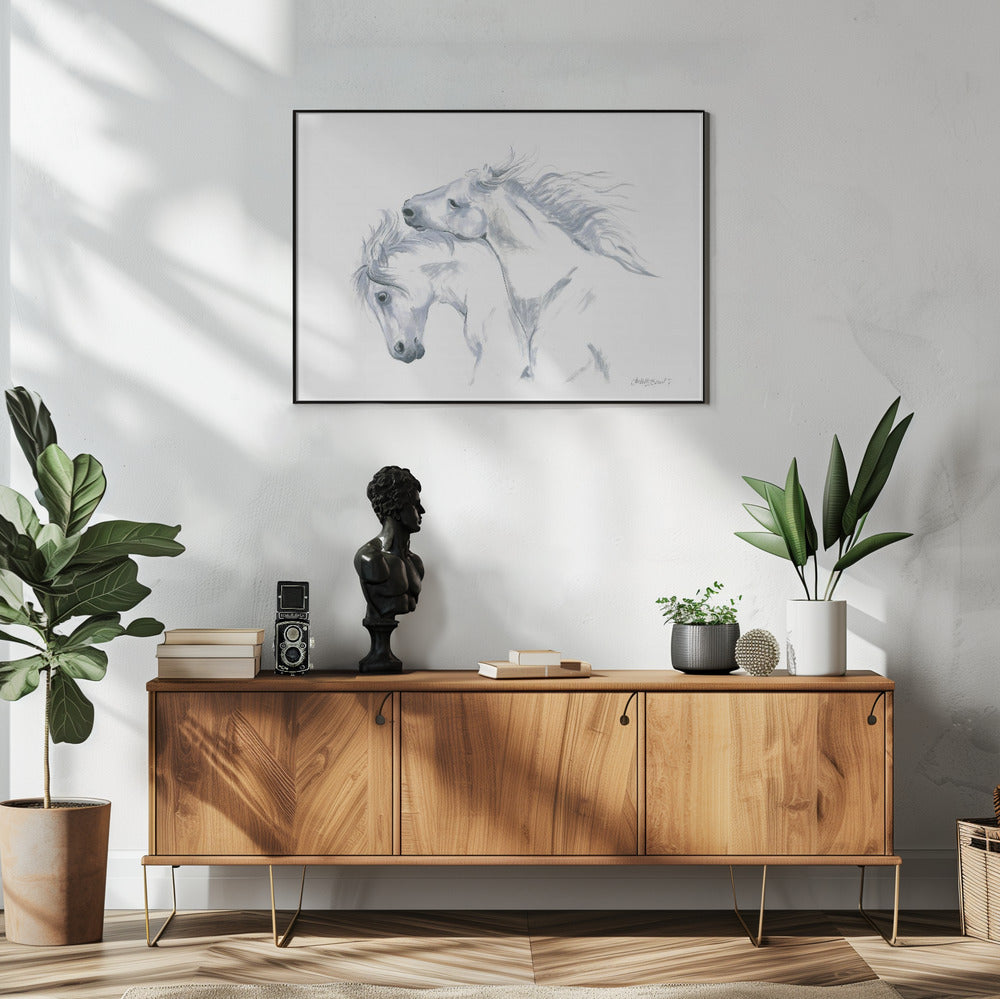 Freedom Of Horses In Motion | Poster