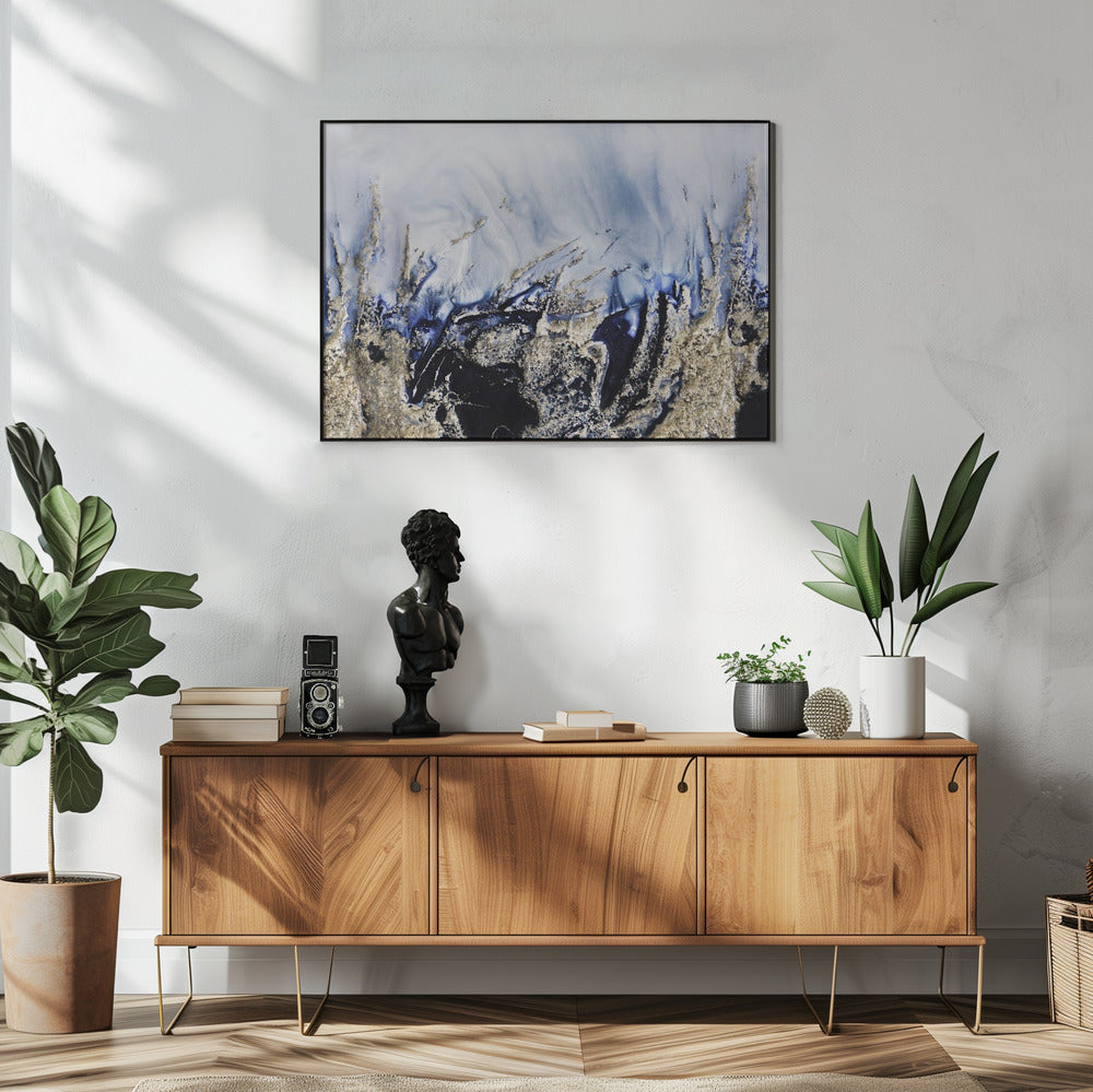 Dramatic Art - Golden Rocks | Poster