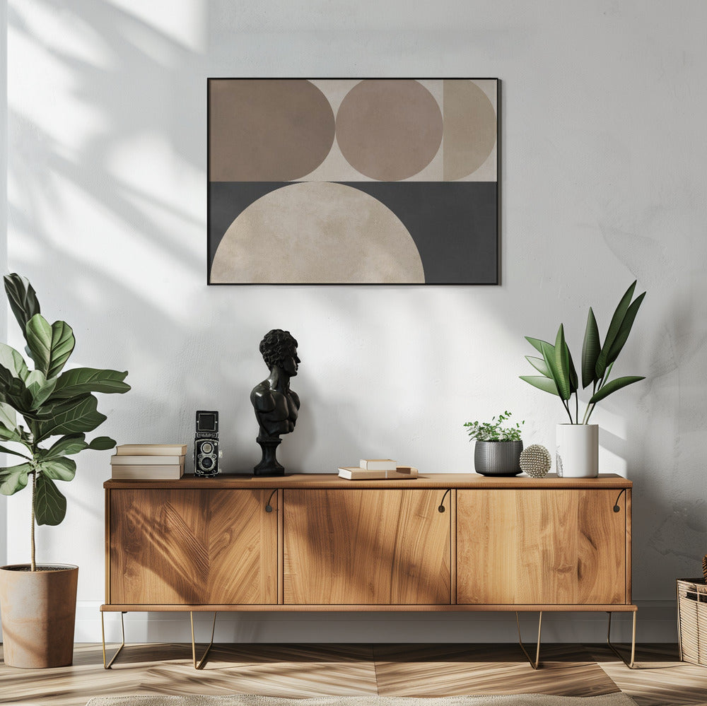 Brown geometry 5 | Poster