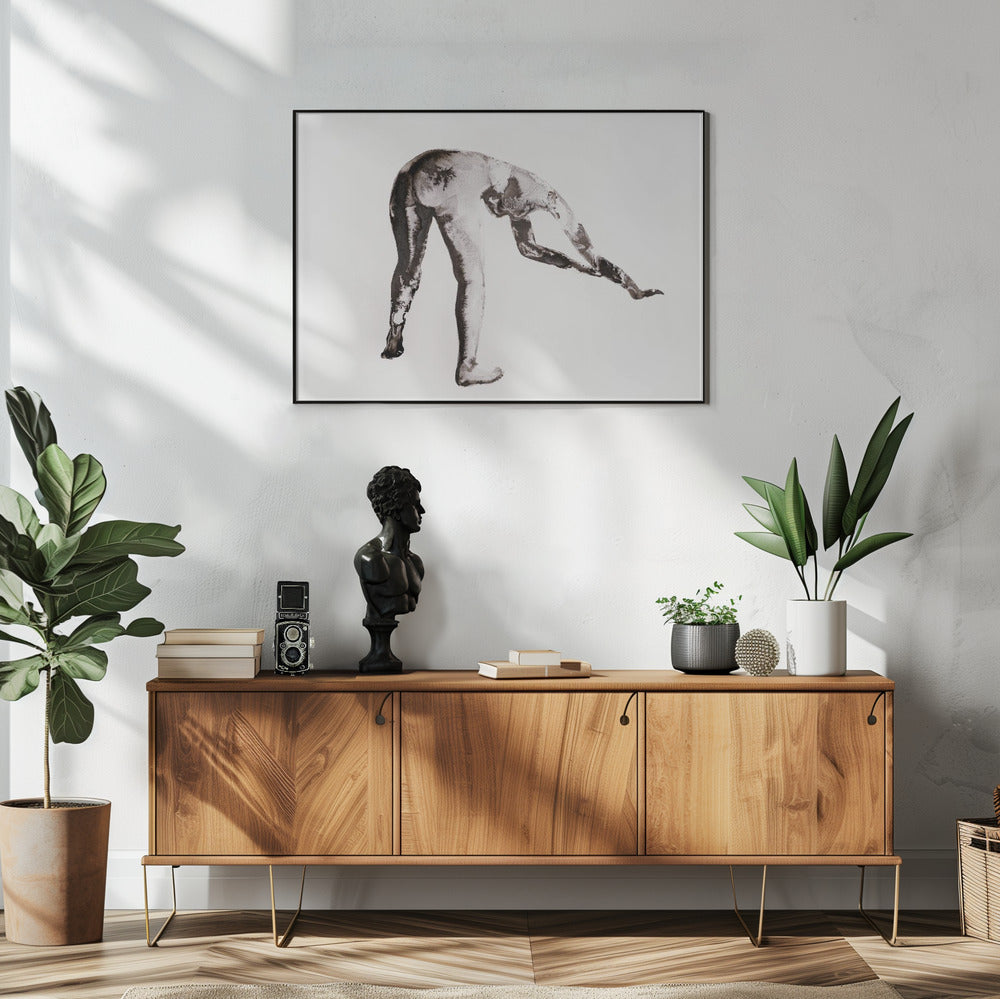 Ink Study No. 4 (gebückt) | Poster