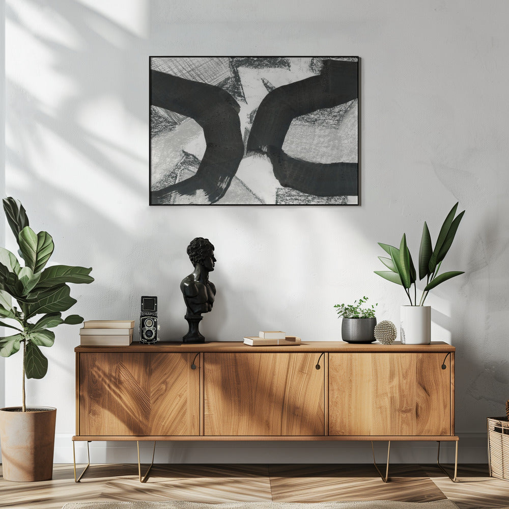 Black Texture Meeting 1 | Poster