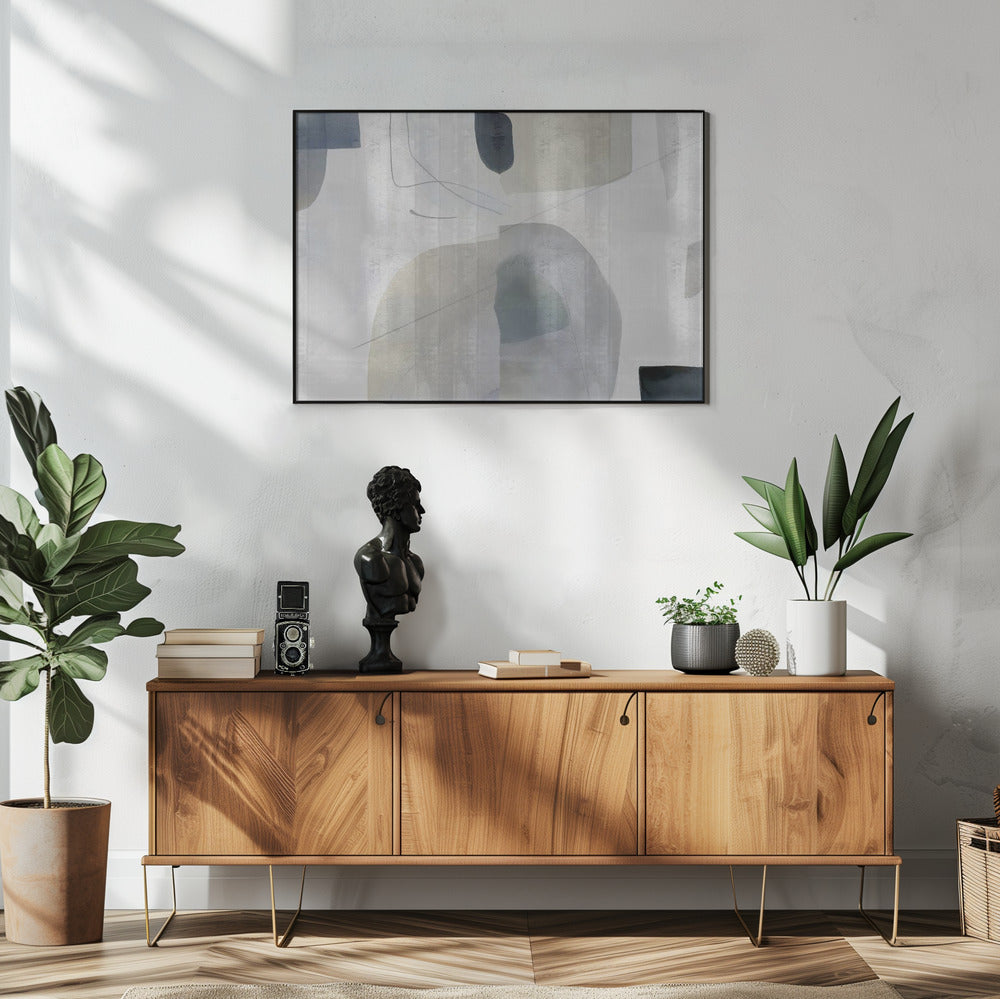 Soft Abstract Shapes 1 | Poster