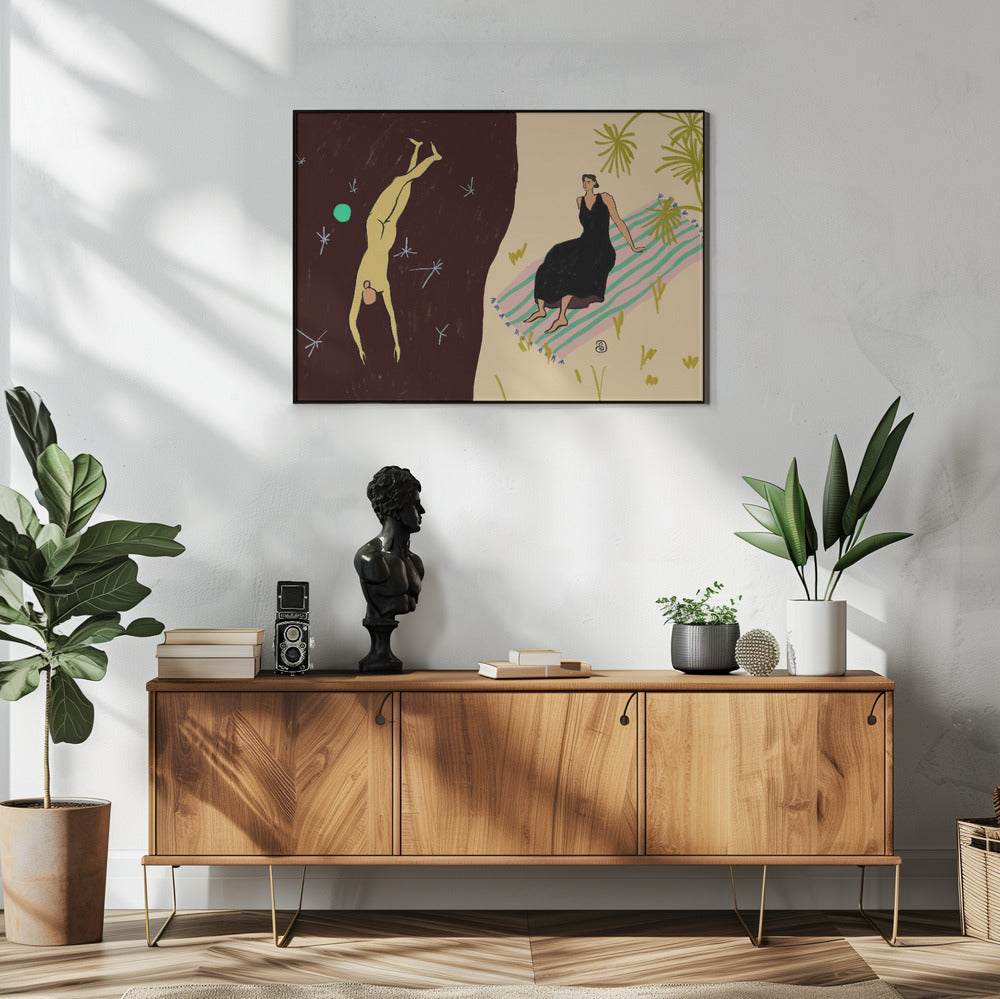 Diving Figure | Poster