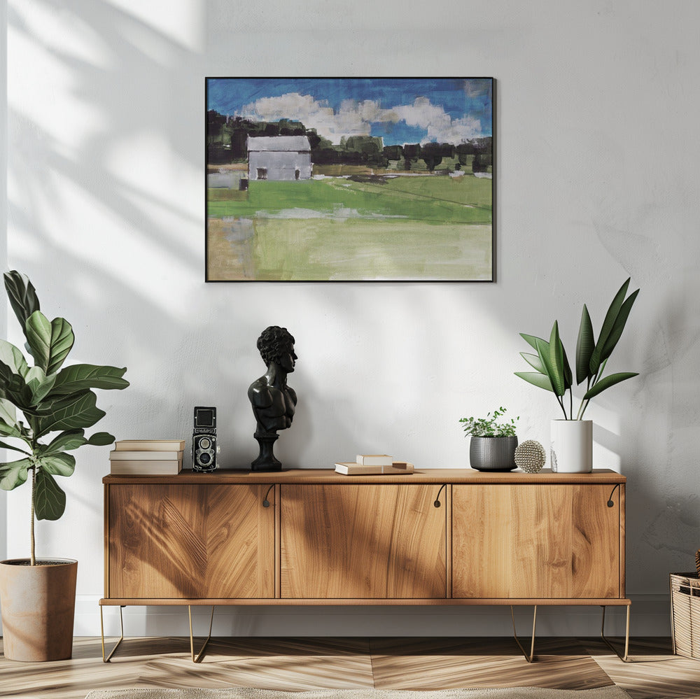 Barren Farm Barn Print No 2 | Poster