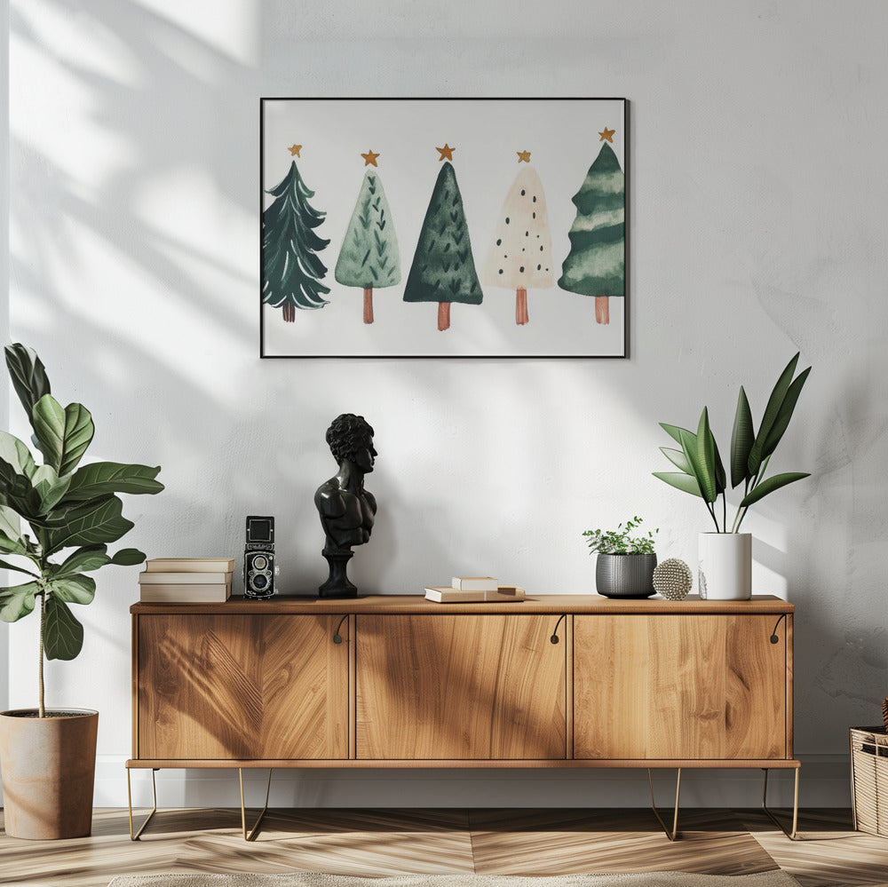 Whimsical Pines | Poster