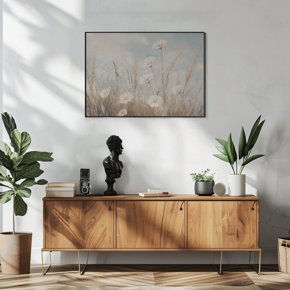 Serene Meadow Blossoms | Poster