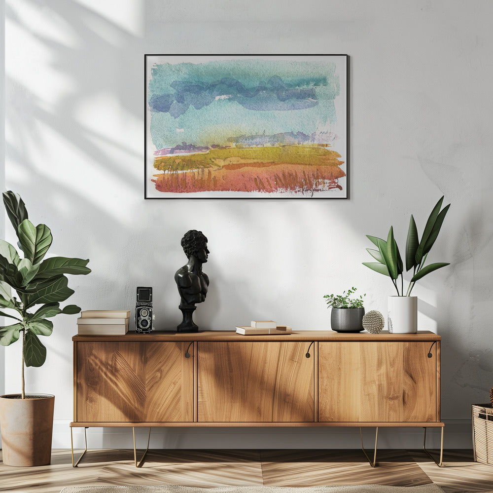 Blue Skies Horizon | Poster