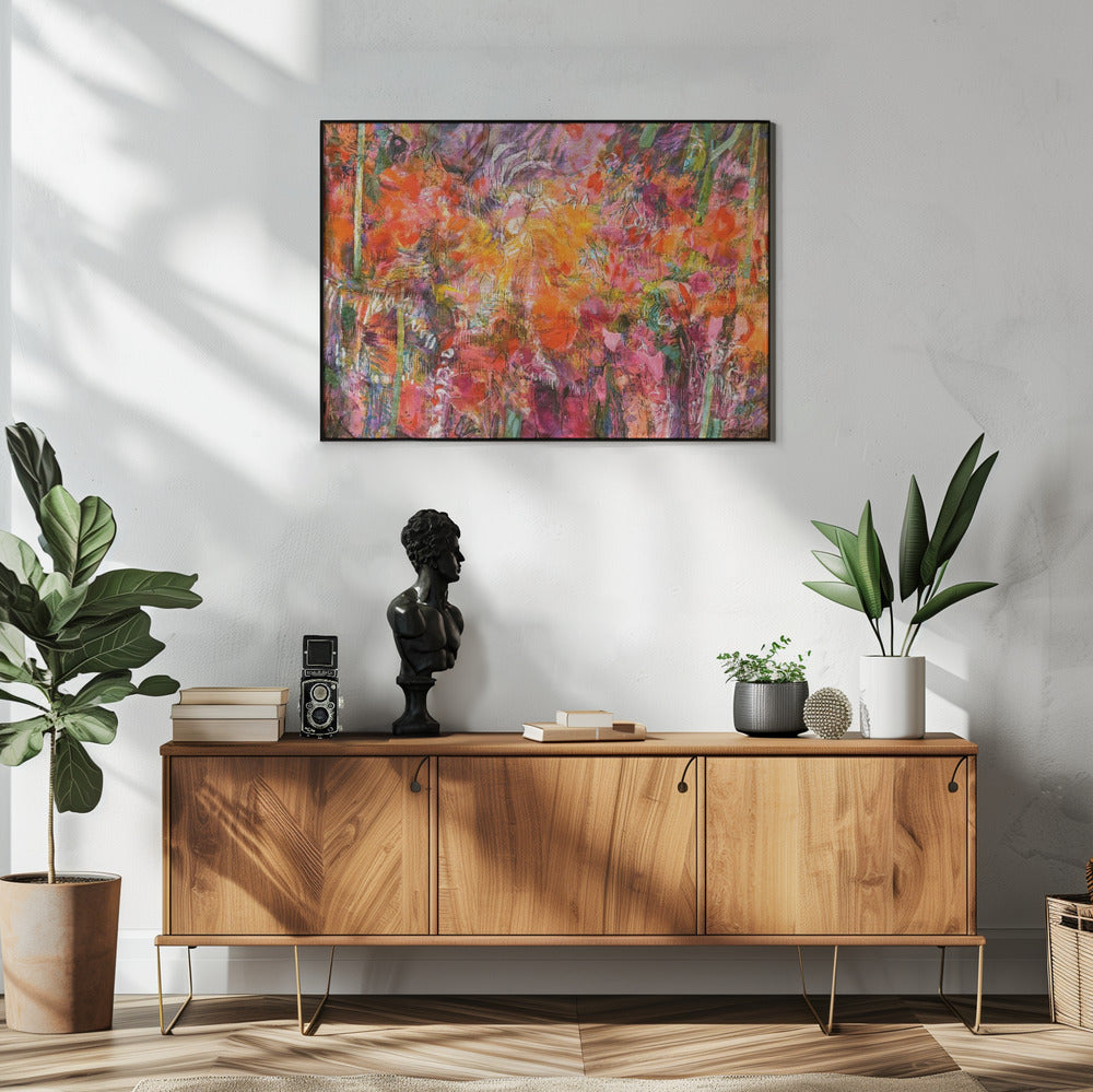 Vibrant Flora Tapestry | Poster