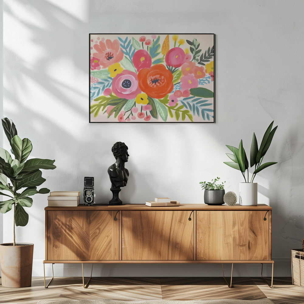Whimsy Flower Bouquet | Poster
