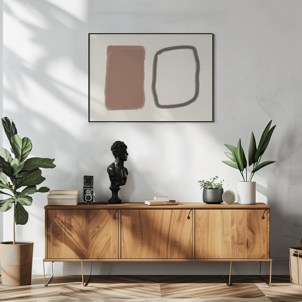 Shapes in Contrast | Poster