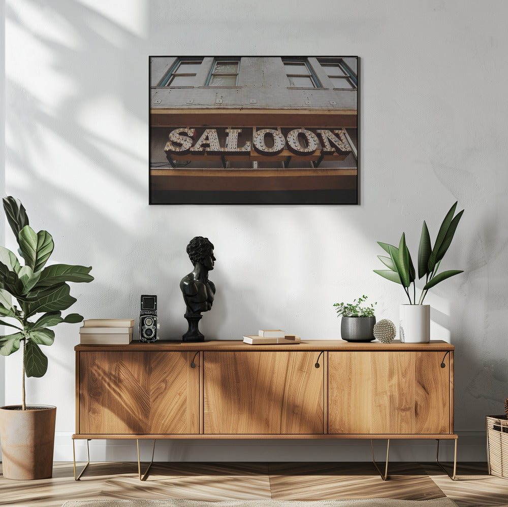 Vintage Saloon Sign | Poster