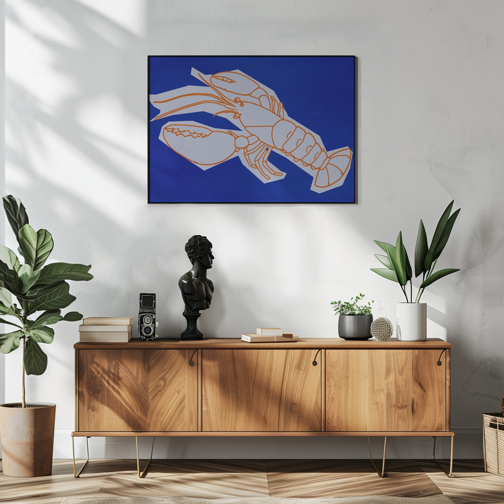 Lobster in Lines | Poster