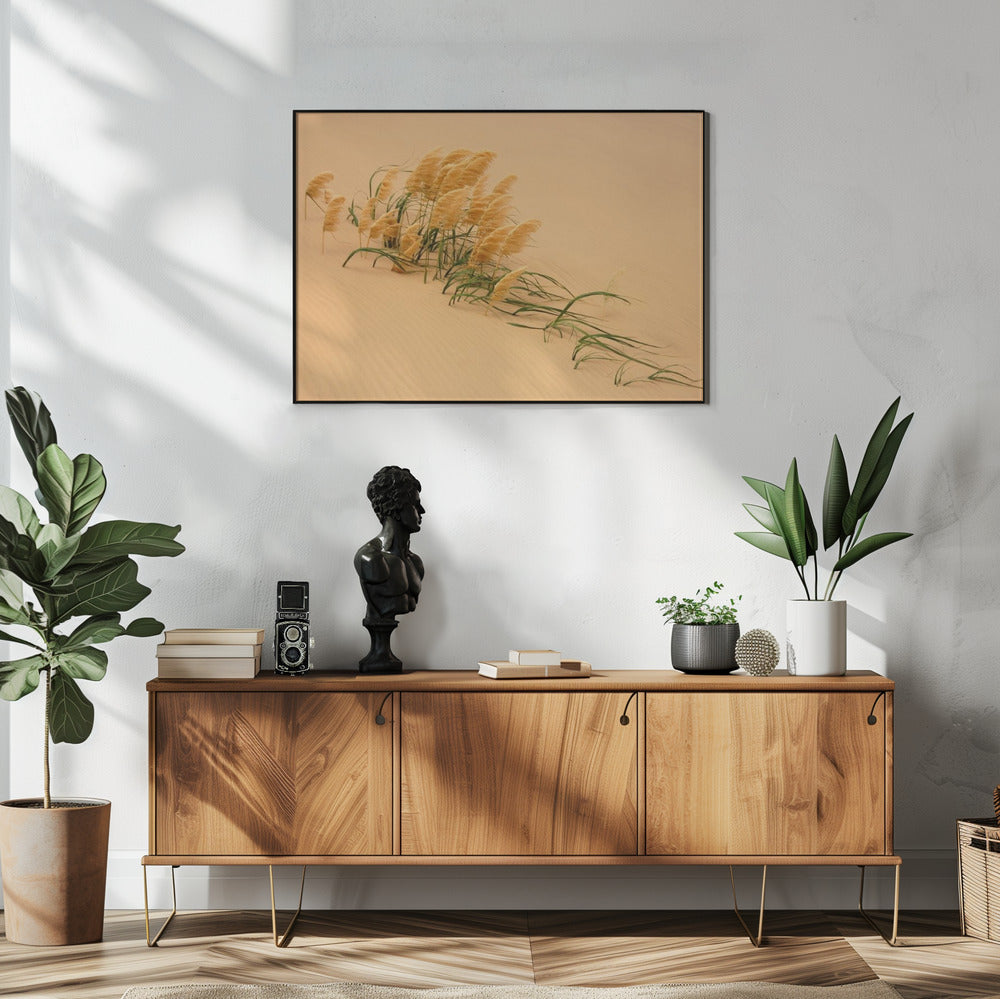 Pampas Grass in Sand Dune | Poster