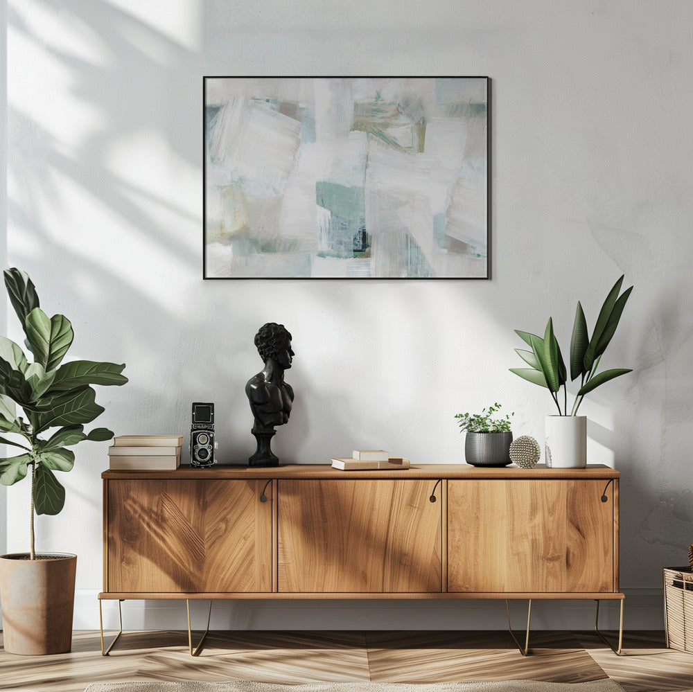 Whispers of White and Blue | Poster