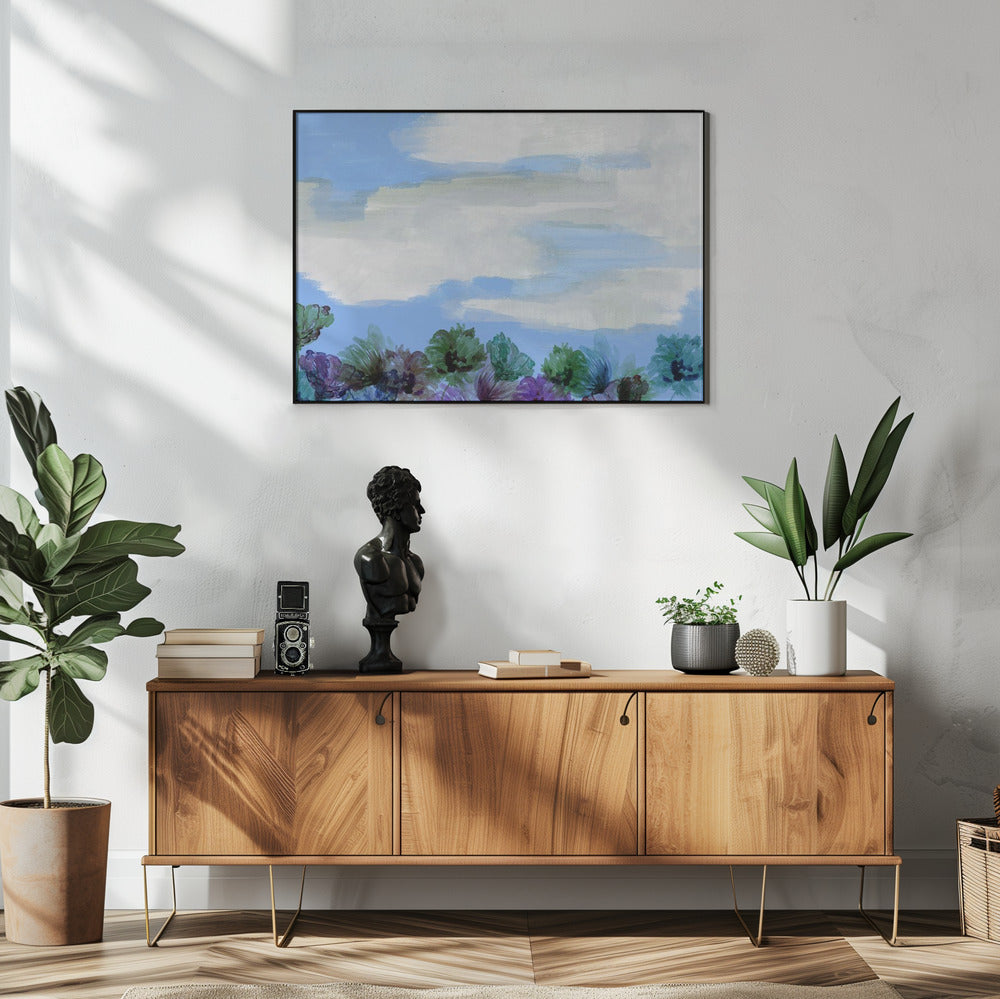 Whispering Wildflowers Sky | Poster