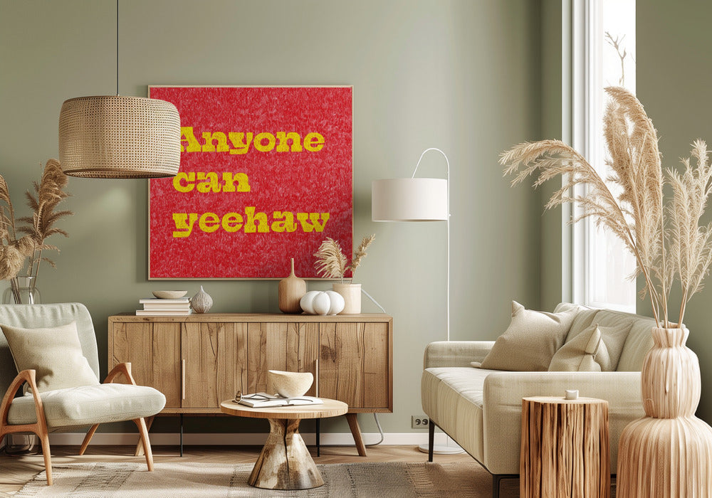 Anyone Can Yeehaw | Canvas