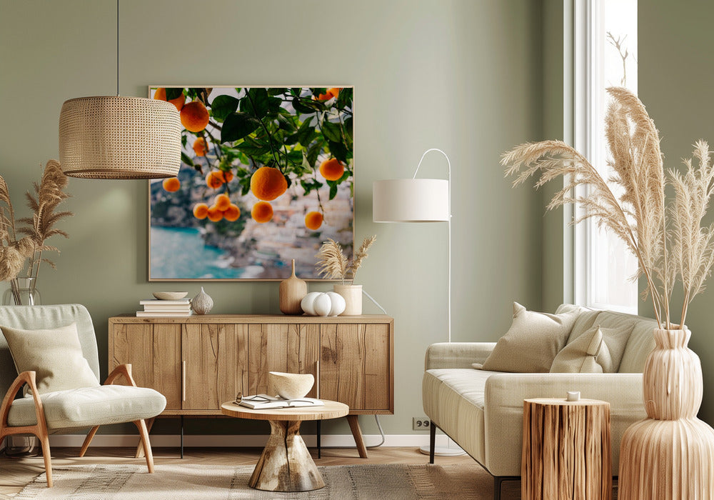 Amalfi Coast Oranges | Canvas