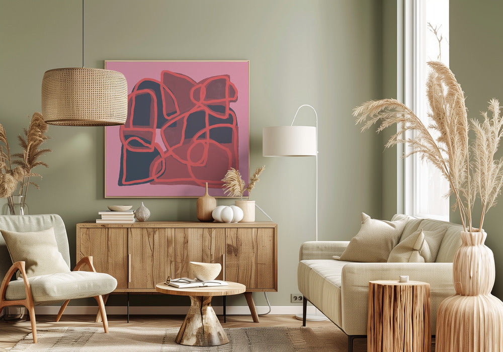 Pink Abstract | Canvas