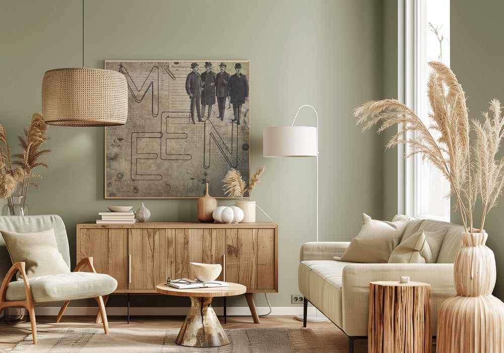 letter art 06. MEN | Canvas