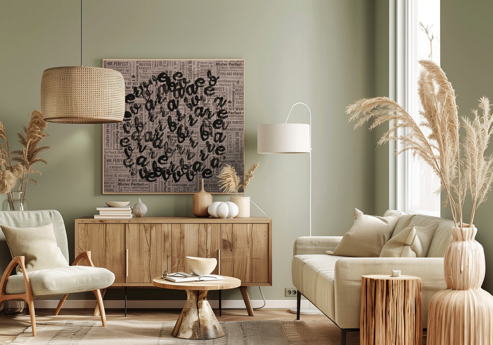 letter art 14 | Canvas