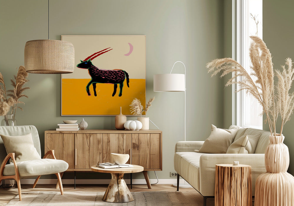 Stylized Animal With Vibrant Colors | Canvas