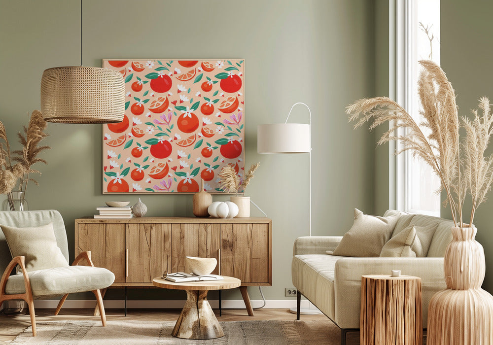 Citrus Pattern | Canvas