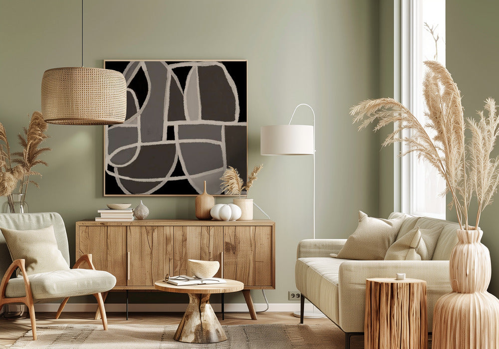 Black and white abstract | Canvas