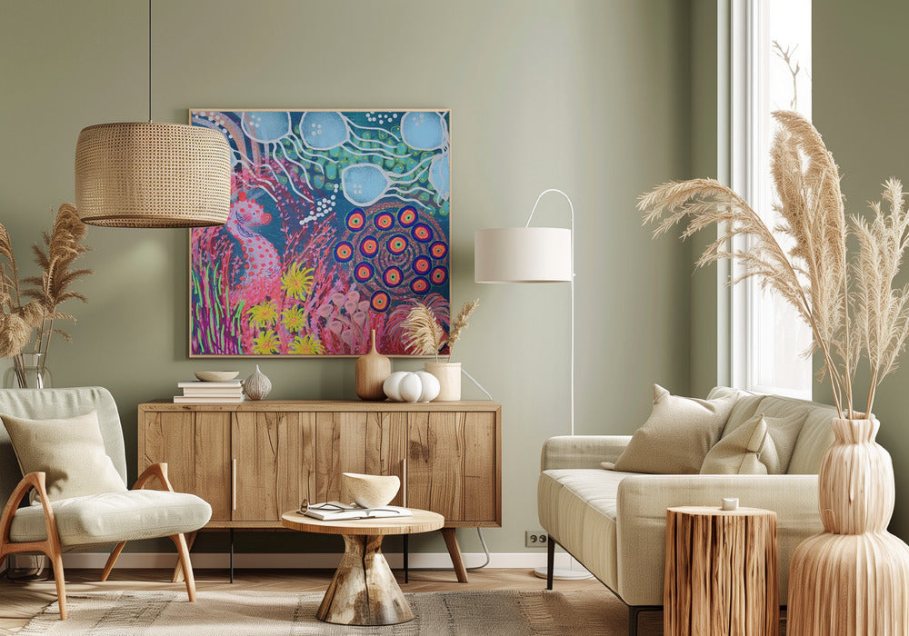 Seahorse In the Rainforest of the Sea | Canvas