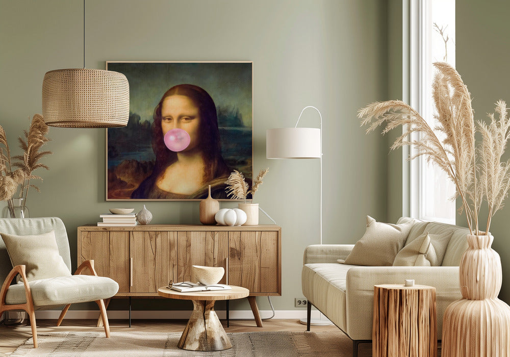 Mona Lisa Bubble Gum | Canvas