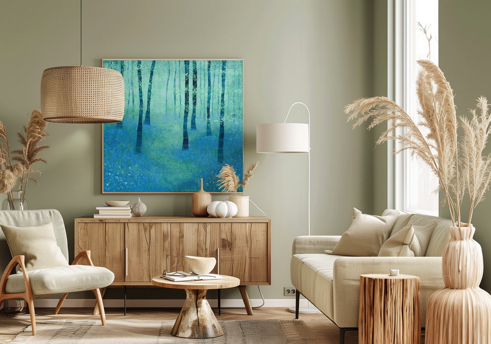 Bluebell Woodland | Canvas