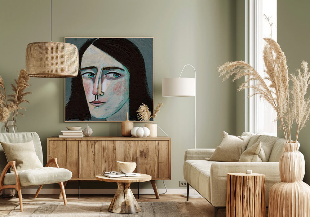 Face Woman Portrait - Never Look Back | Canvas