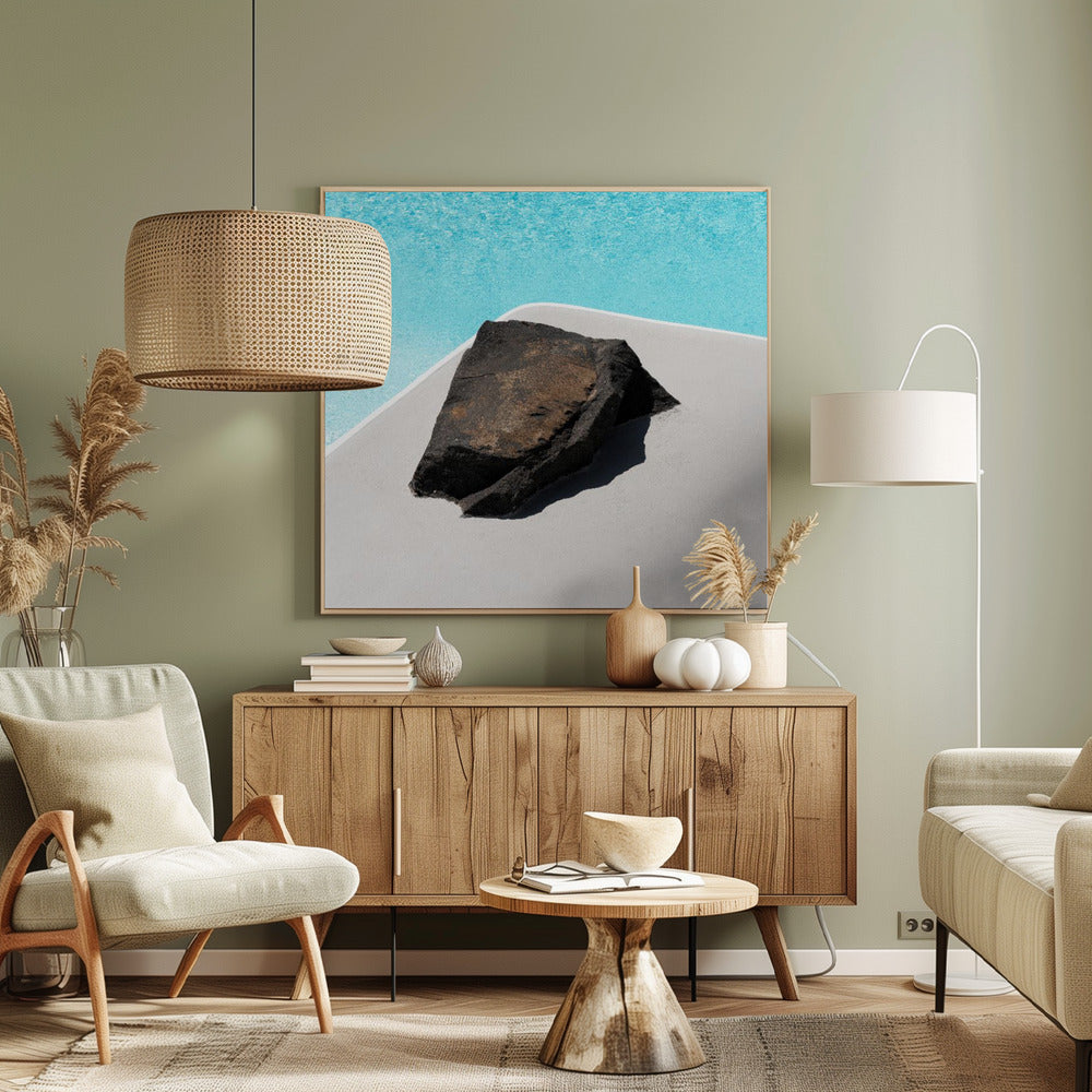 Rock By The Pool | Canvas