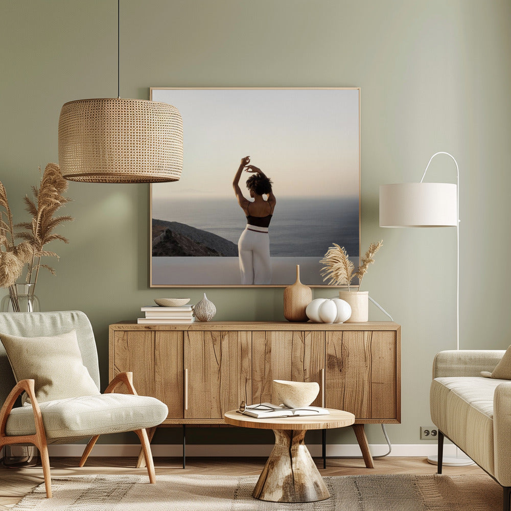 Posing By The Sea | Canvas