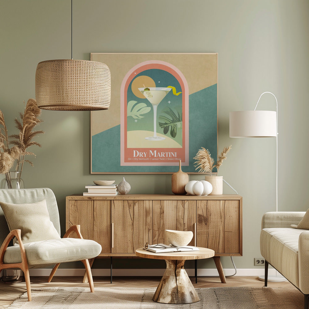 Elegant Cocktail Scene | Canvas