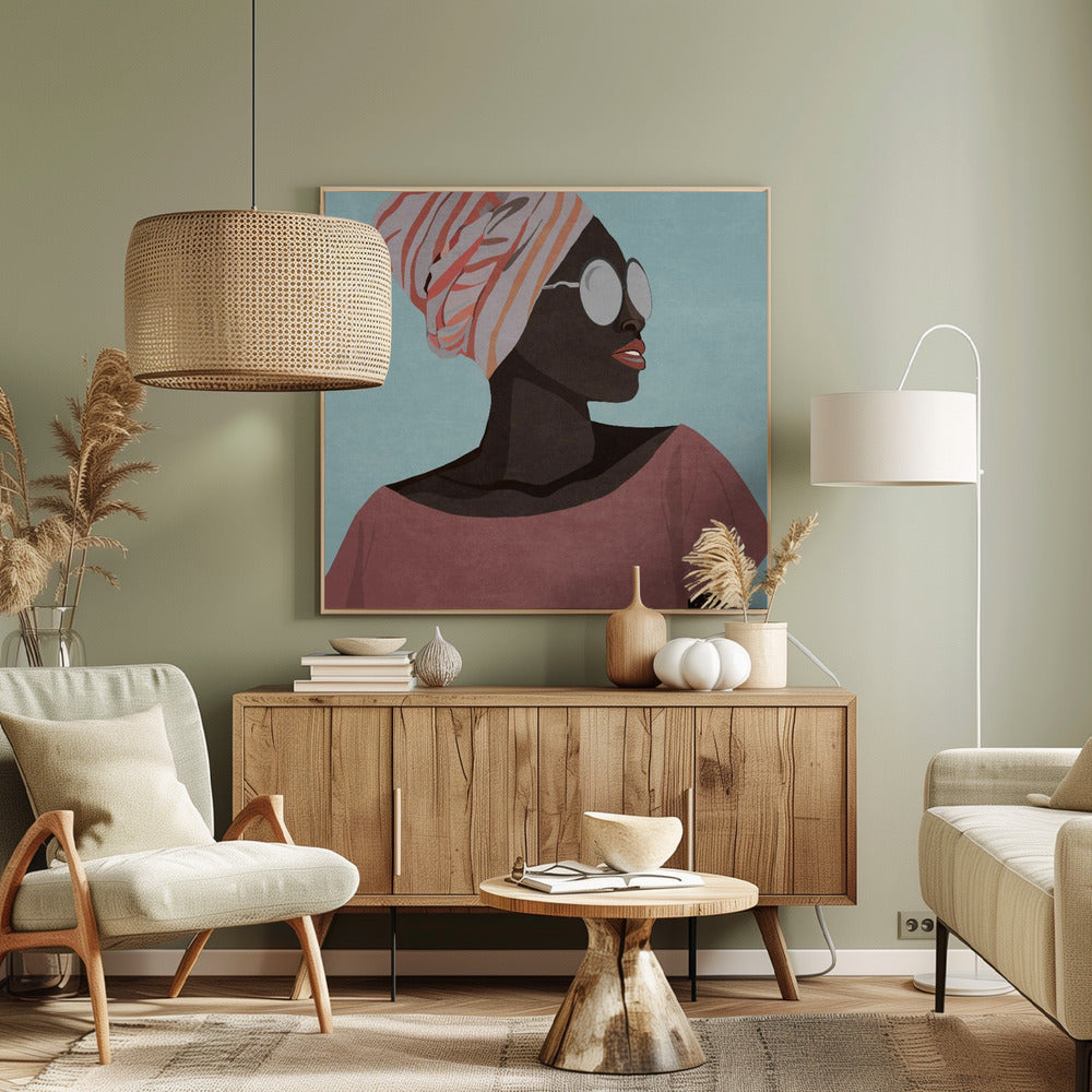 Elegant Gaze | Canvas