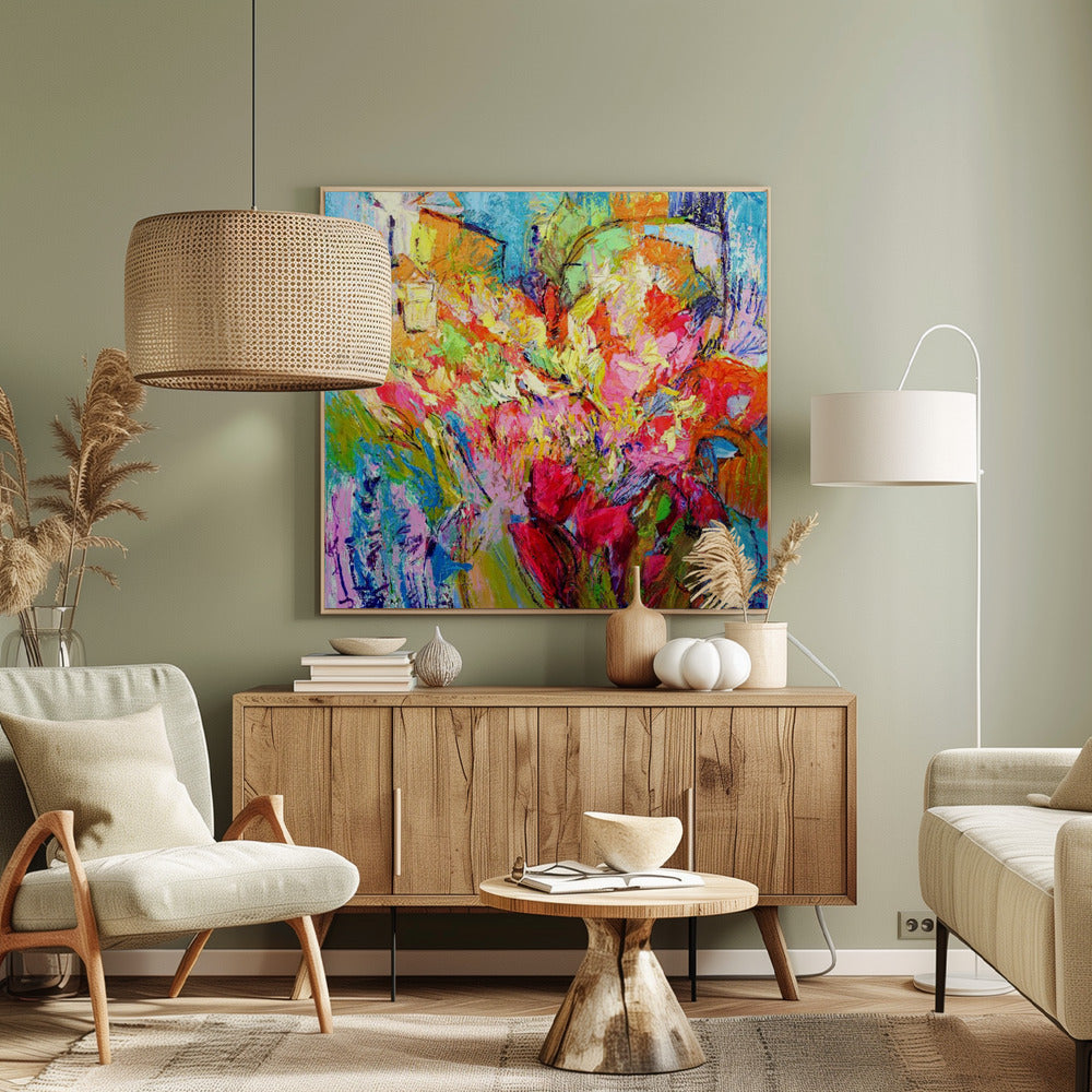 Brilliant Bloom Scape | Canvas