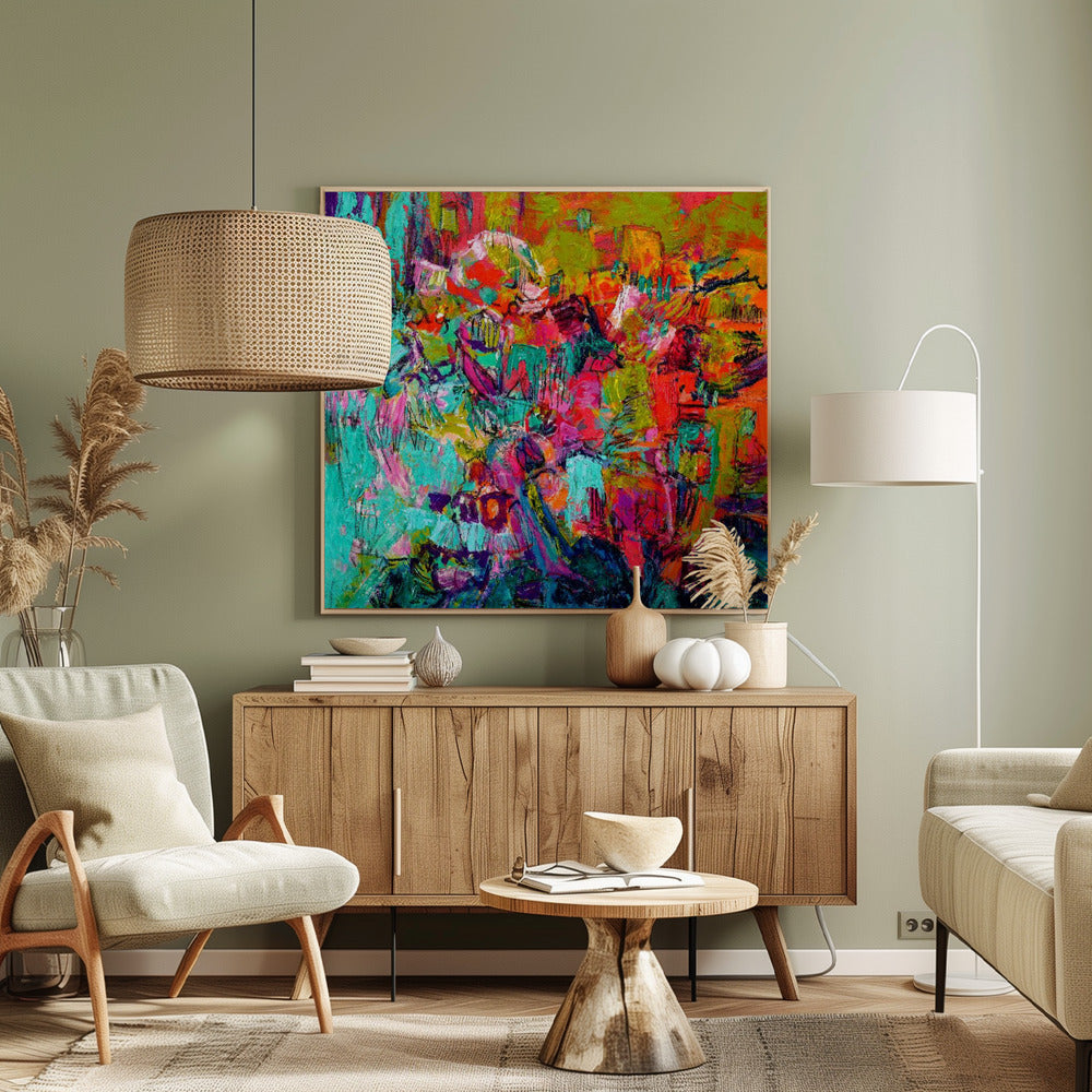 Ethereal Blossom Glow | Canvas