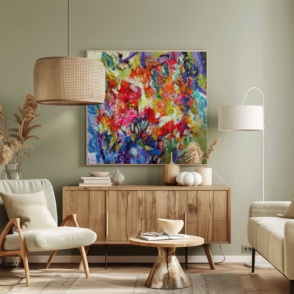 Expressionist Colorful Abstract | Canvas